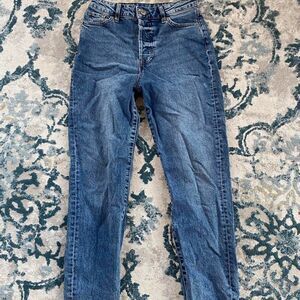 H-m Women's Blue and Navy Jeans